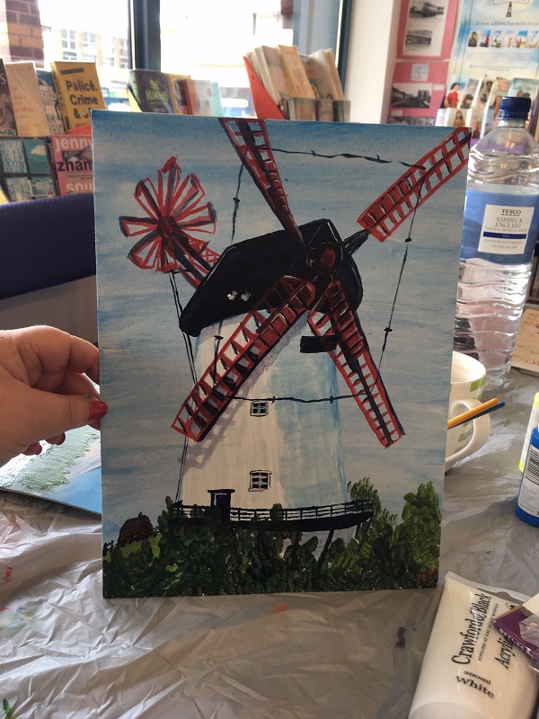 Tracy windmill painting